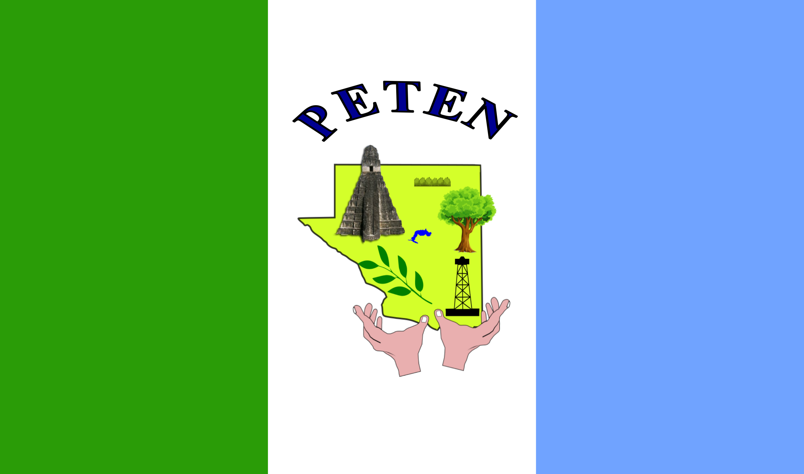 Bandera del Departamento El Petén
