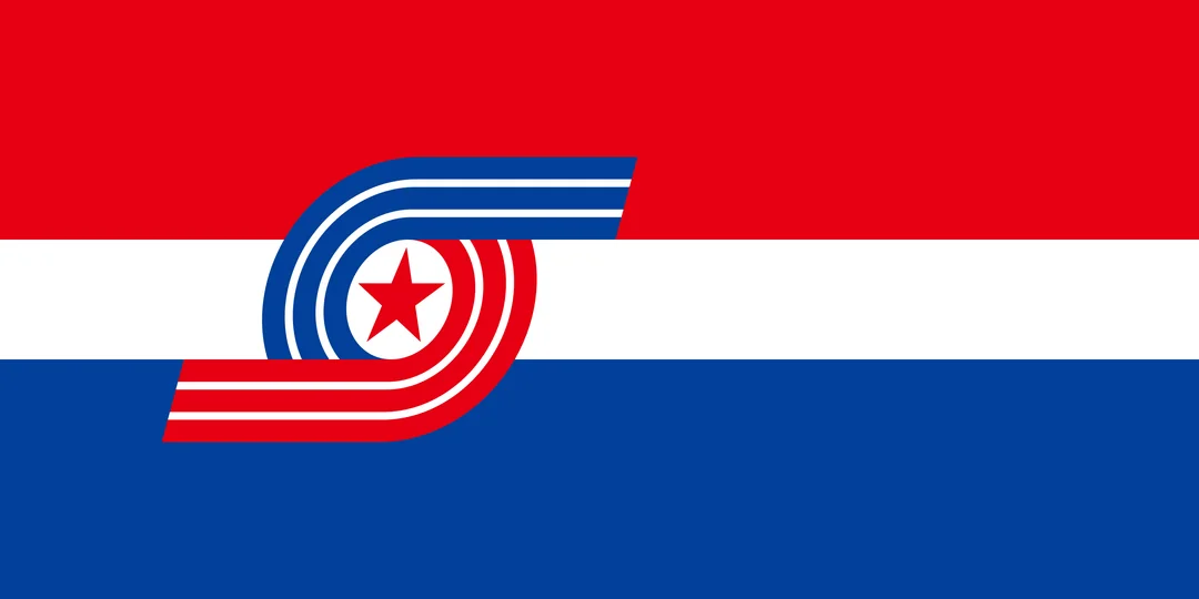 North Korea Youth League in Japan flag