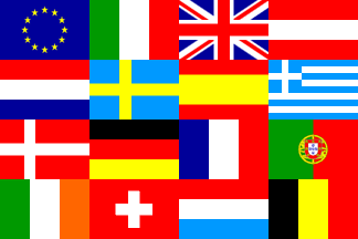 Patchwork European Flag 