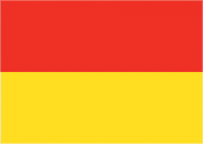 Surf Life Saving Flag (Red and Yellow)