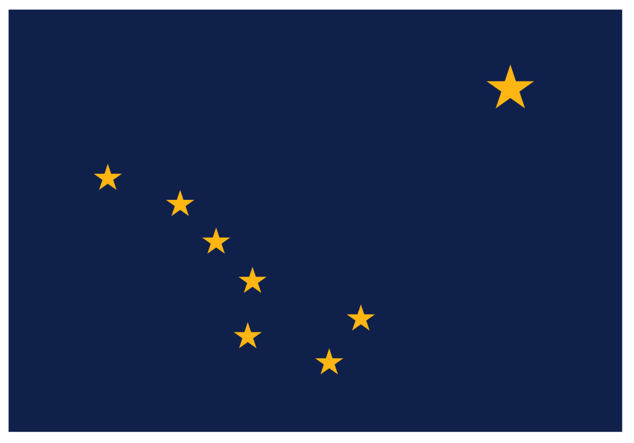 Unofficial Alaskan Nationalist Flag