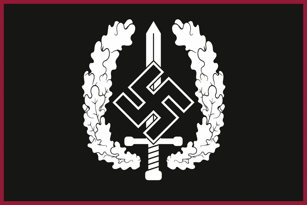 Atomwaffen Division (Accelerationist Path) flag