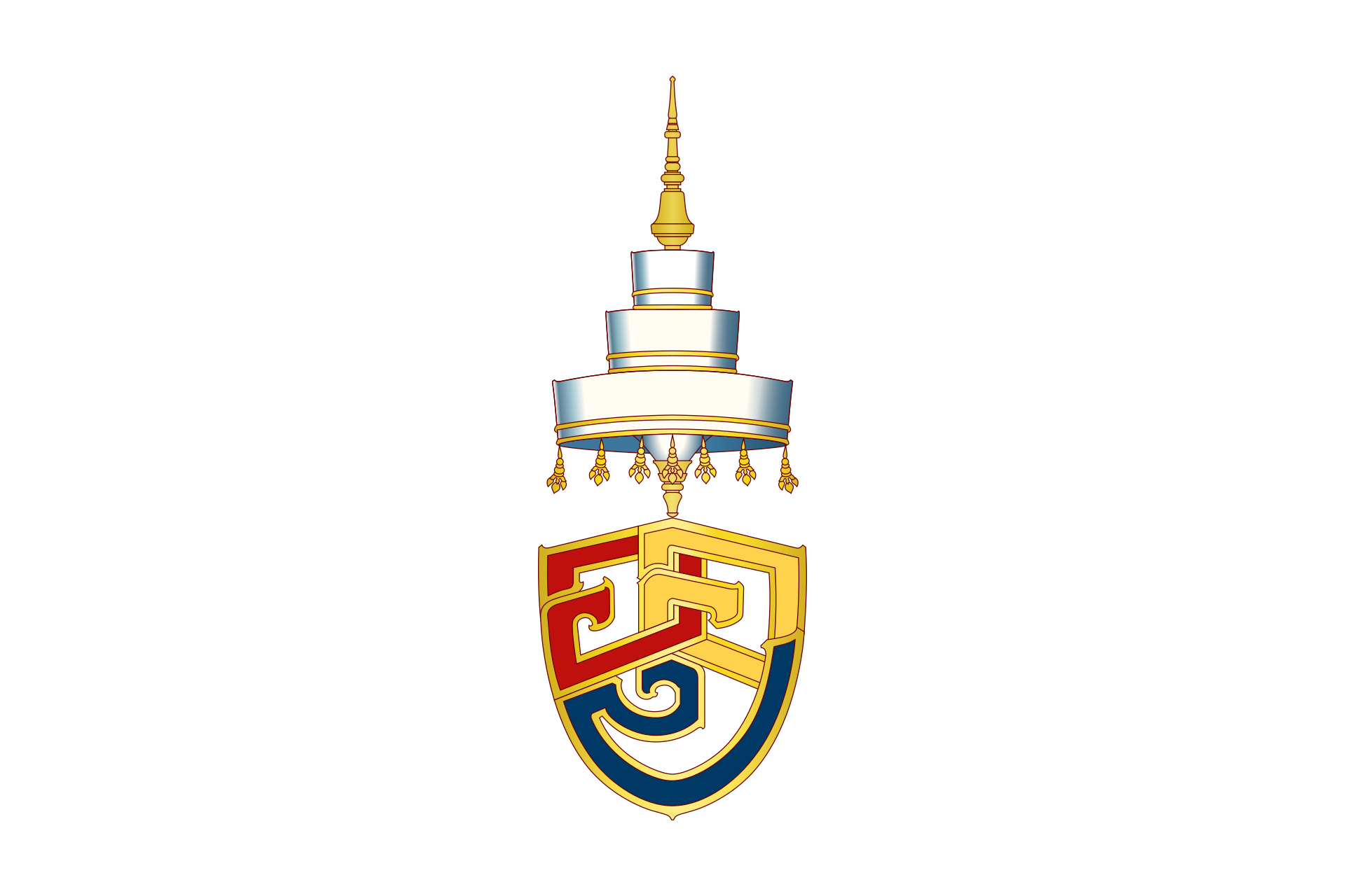 Flag of the Supreme Patriarch of Thailand Amborn Ambaro