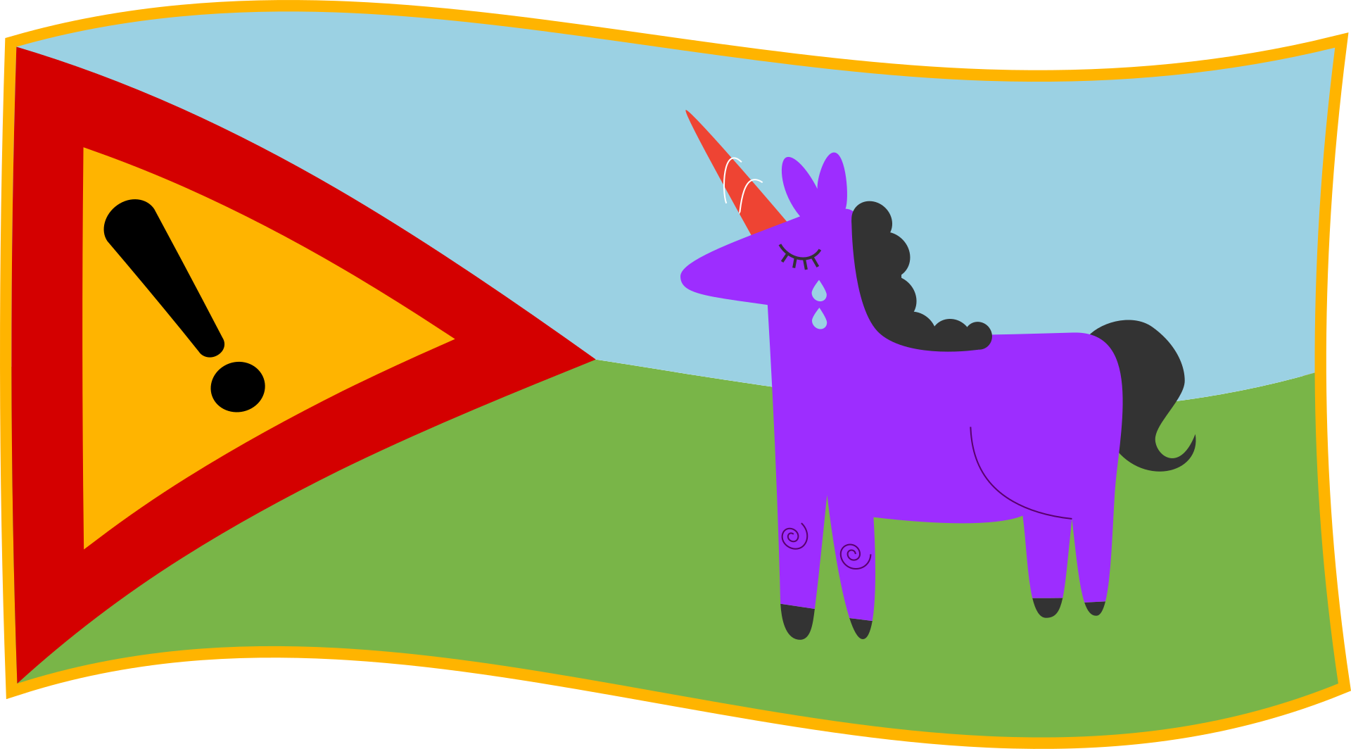 Fictional flag (wavy)