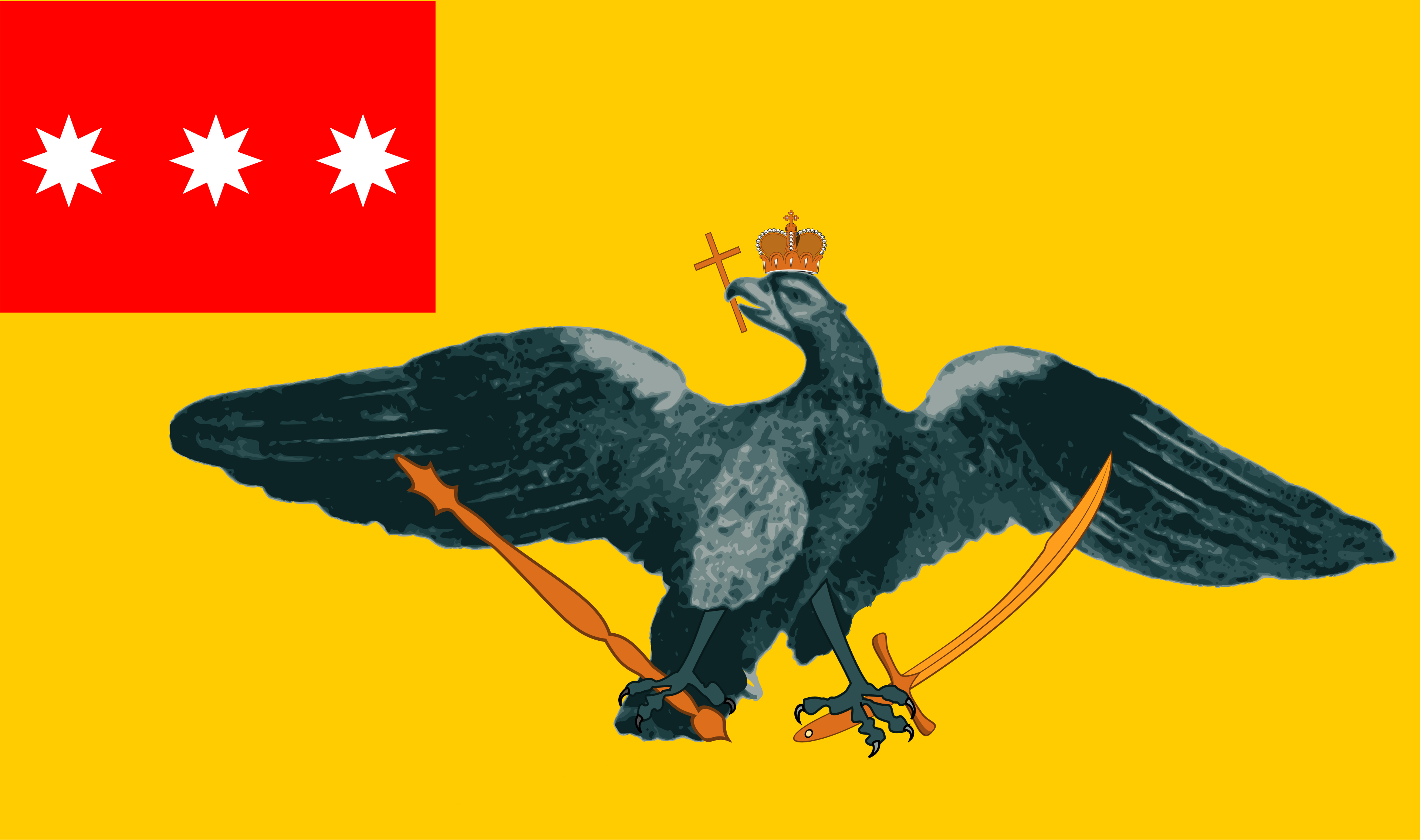 Civil ensign of Wallachia (1834–1861)